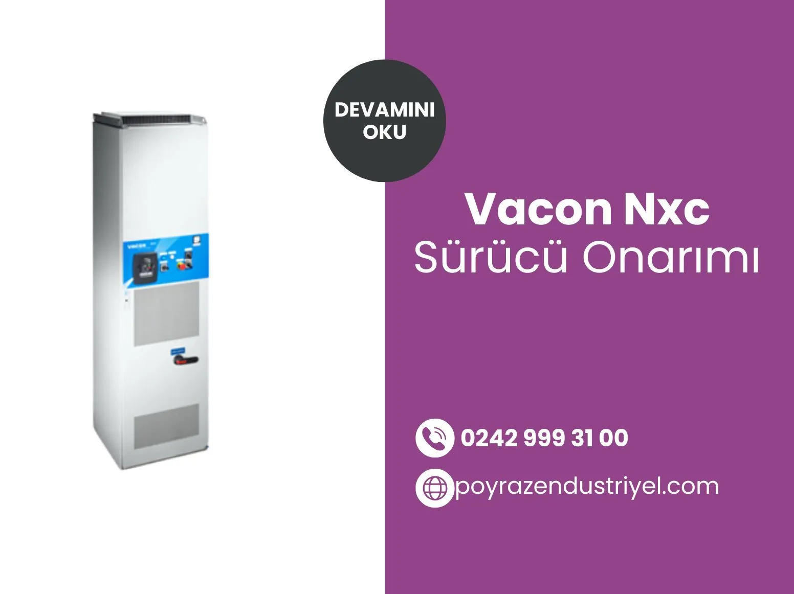 Vacon Nxc Sürücü Onarımı